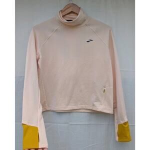 Brooks Women's Notch Thermal Long Sleeve 2.0 Shirt Sz M Running Athlete Pocket